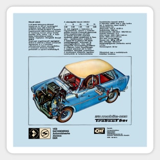 TRABANT 601 - owners handbook Magnet